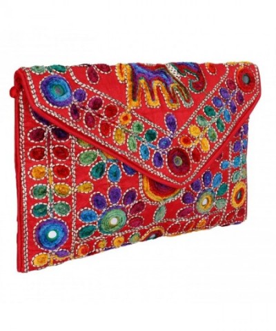 Banjara Rajasthani Magenatic Foldover Purse Quality