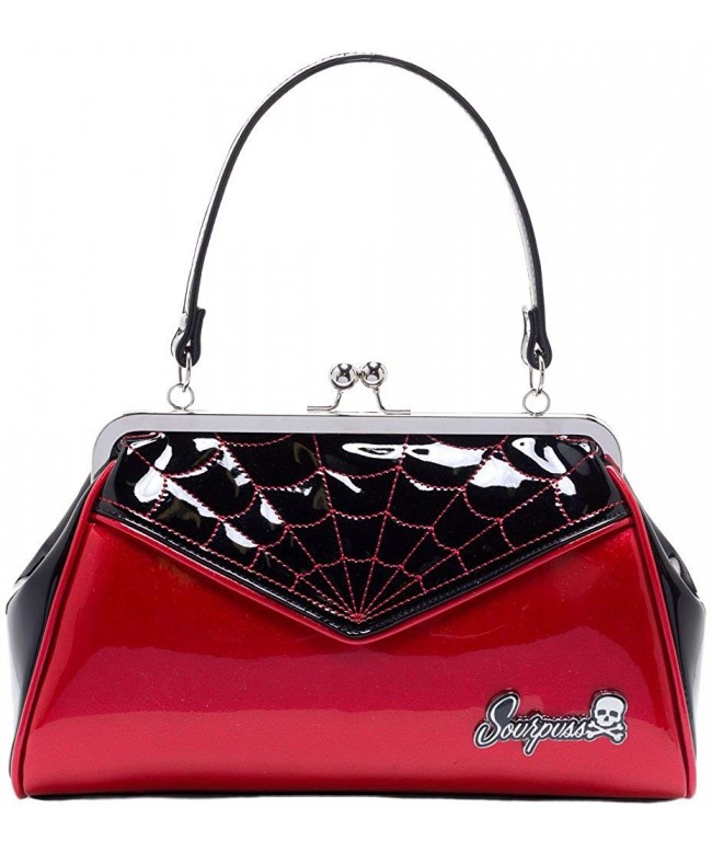 Sourpuss Spiderweb Backseat Baby Purse