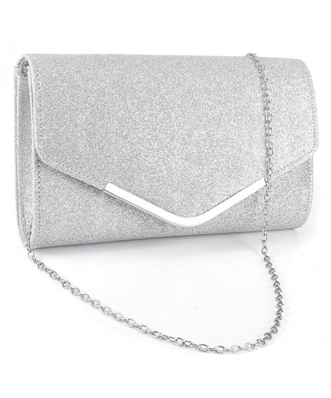 Anladia Metal Tipped Sparkle Glittered Envelope