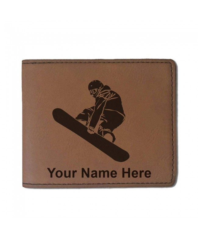 Leather Snowboarder Personalized Engraving Included