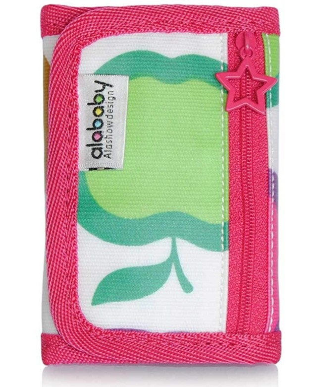 Alababy Multicolor Canvas Trifold Wallet