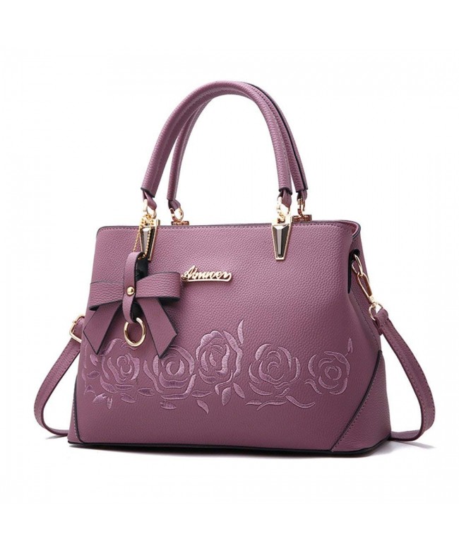 Mogor Leather Handbag Shoulder Embroidery