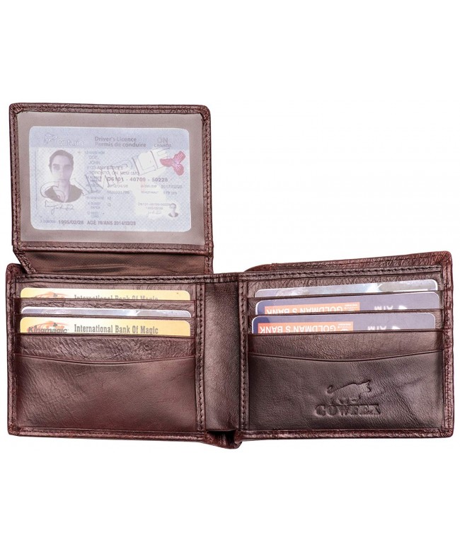 Wallet Genuine cowhide Leather Blocking