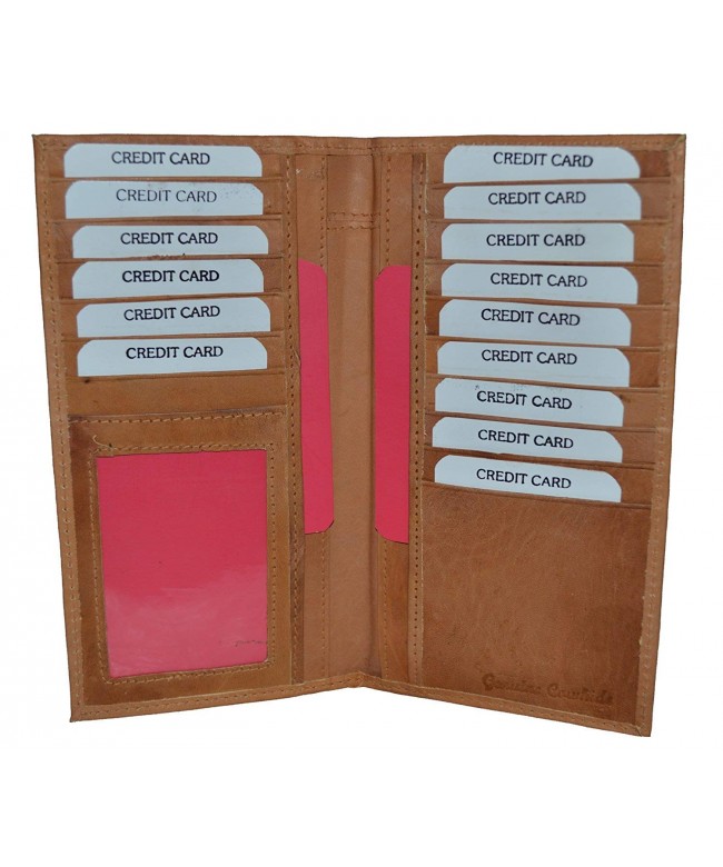 LeatherBoss 00666t Checkbook Holder Wallet