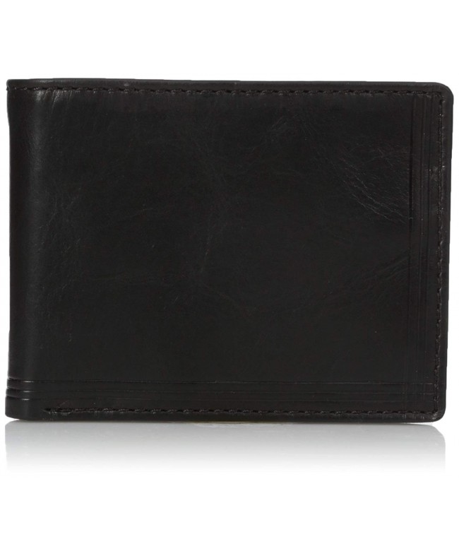 Relic Blocking Embossed Bifold Leather