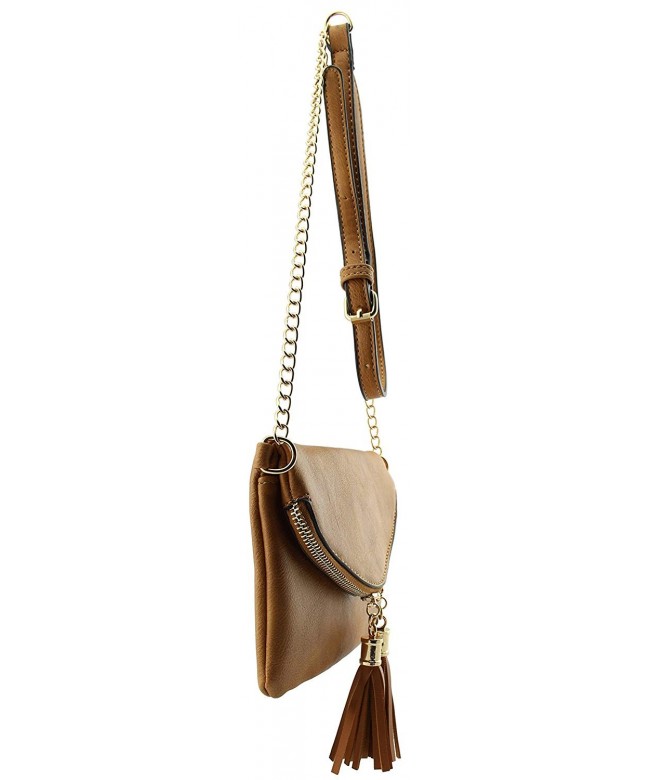 leather tassels envelope crossbody shoulder