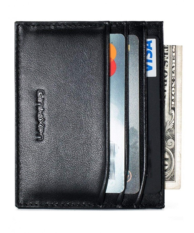 Genuine Leather Credit Holder Blocking