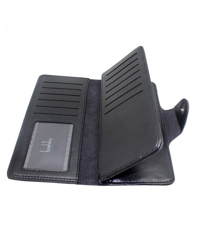 Boshiho Leather Bifold Credit Holder