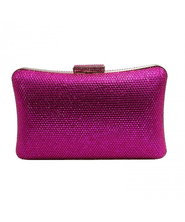 DMIX Size Crystal Clutch Fuchsia