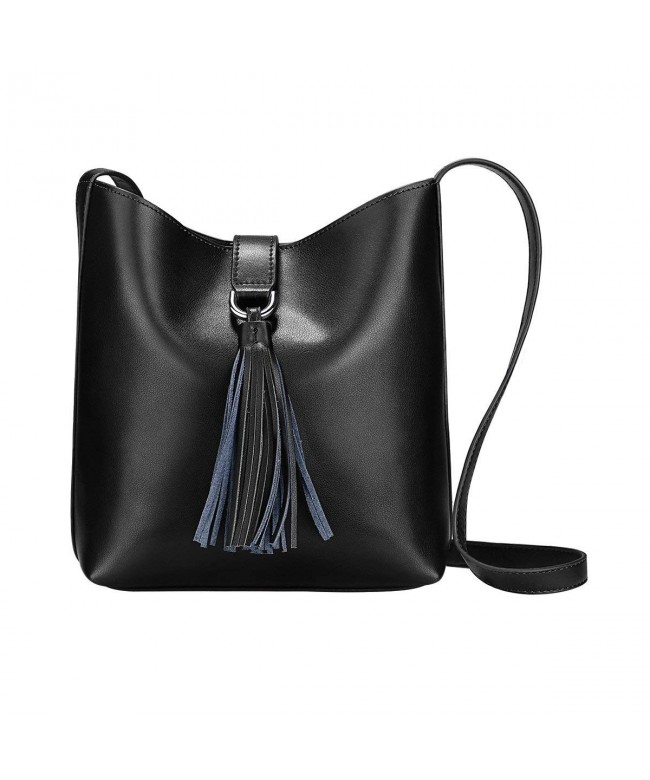 S ZONE Cowhide Leather Shoulder Cross body