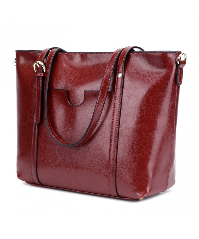 CLELO Genuine Leather Handbag Shoulder