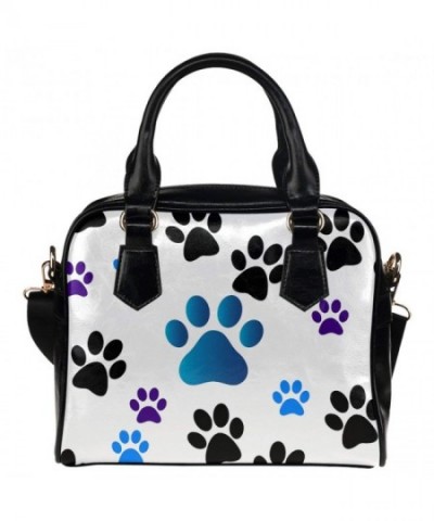 InterestPrint Womens Leather Aslant Handbag