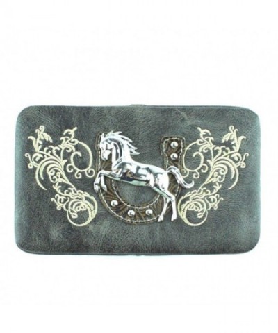 P80652 Horse Decorated Frame Wallet