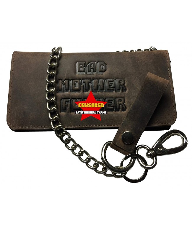 BMF Leather Biker Wallet Version