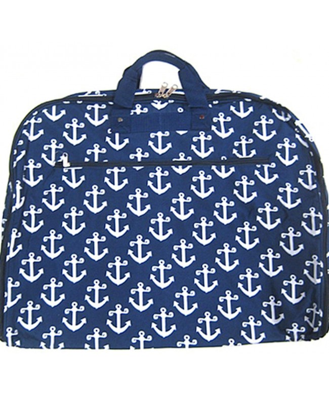 Anchor Print Garment Travel Luggage