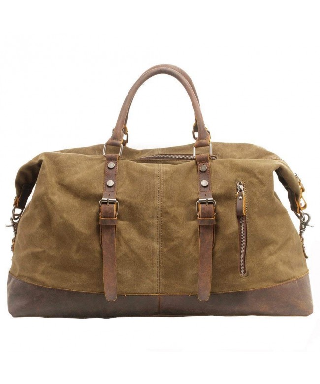 P KU VDSL Leather Weekender Overnight Oversized