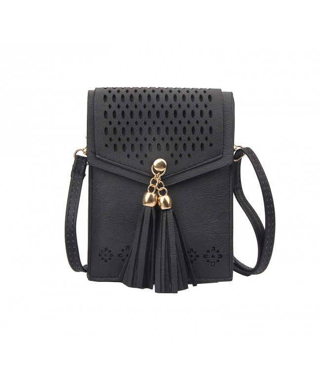 Small Crossbody Tassel Double Compartments