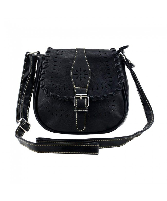 Bausweety Vintage Crossbody Leather Shoulder