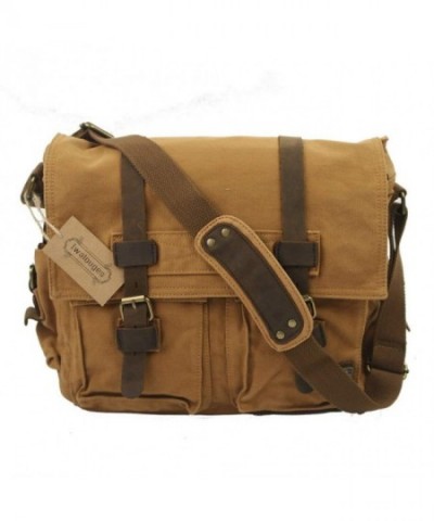 Shoulder Vintage Military Leather Messenger