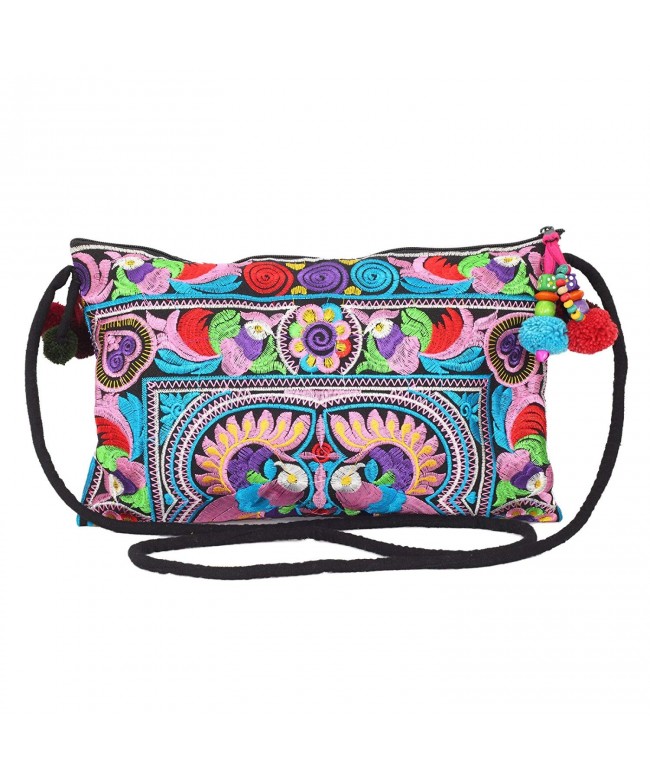 Changnoi Colorful Embroidered Crossbody Handmade