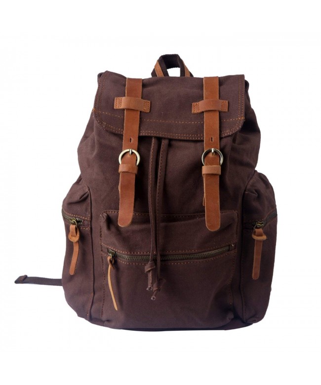 HDE Backpack Vintage Rucksack Bookbag