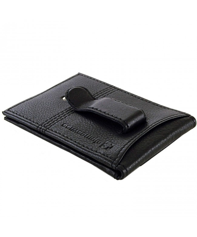 Alpine Swiss Genuine Leather Flip Fold