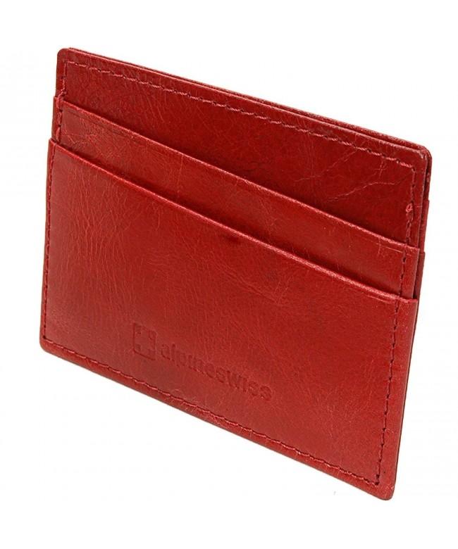 Alpine Swiss Genuine Leather Compact