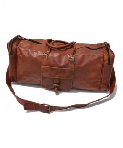 Genuine Leather Vintage Weekend Luggage