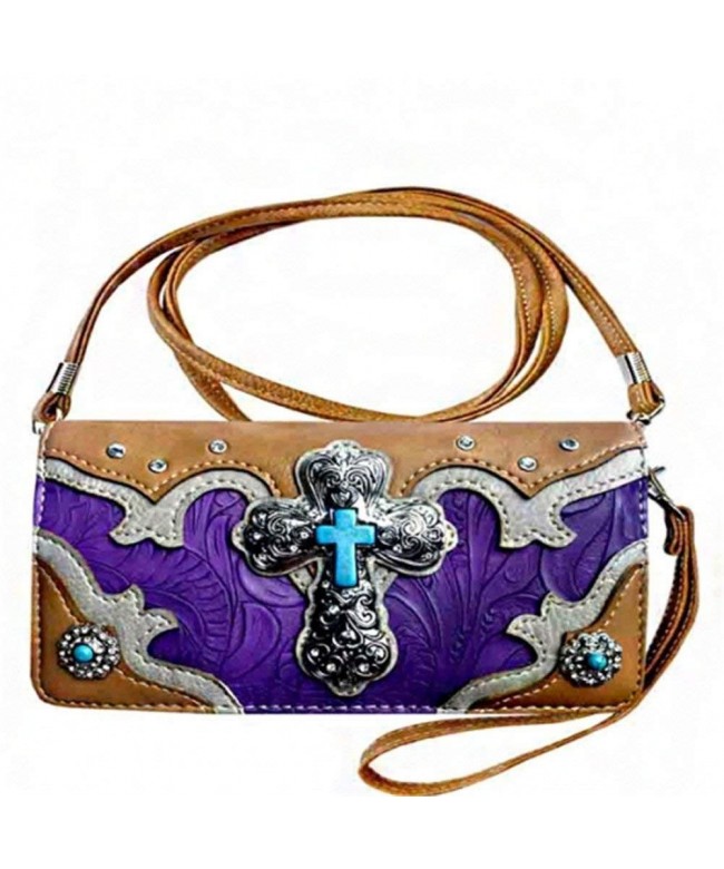 Western Tooled Turquoise Wristlet Detachable