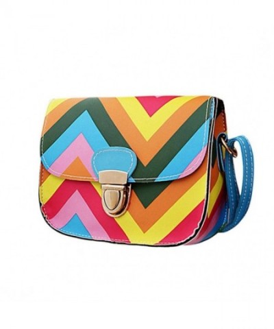 Voberry Women Rainbow Shoulder Messenger