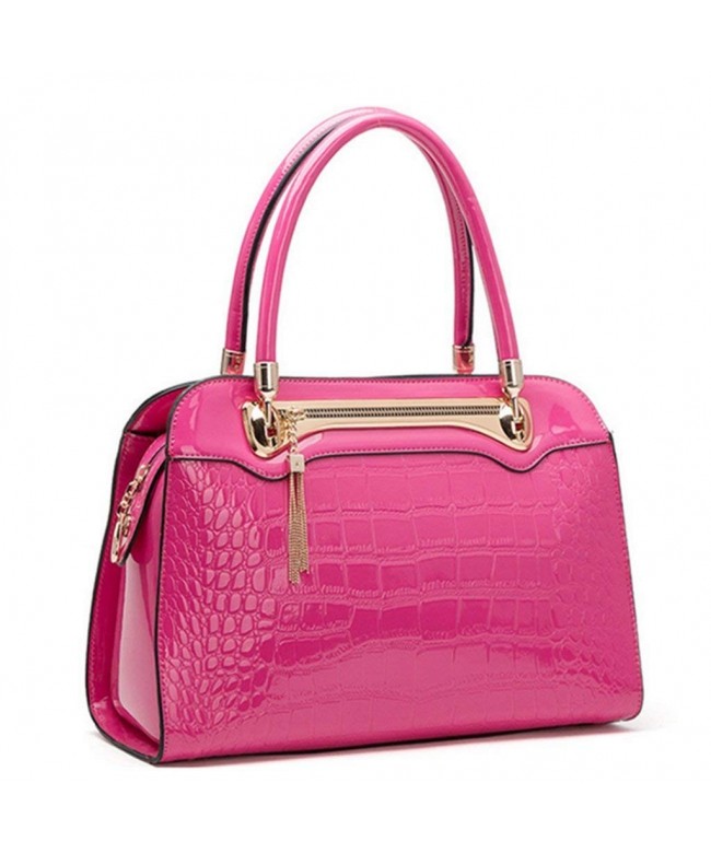 Bagtopia Embossed Crocodile Top handle Handbags