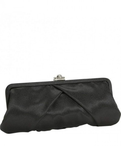 J Furmani Satin Clutch Rhinestone