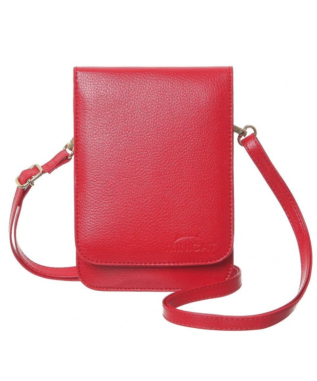 MINICAT Screen Leather Crossbody Red Mirror