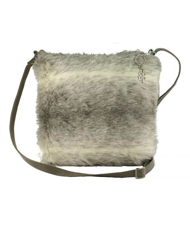 Womens Groovy Winter Crossbody Shoulder