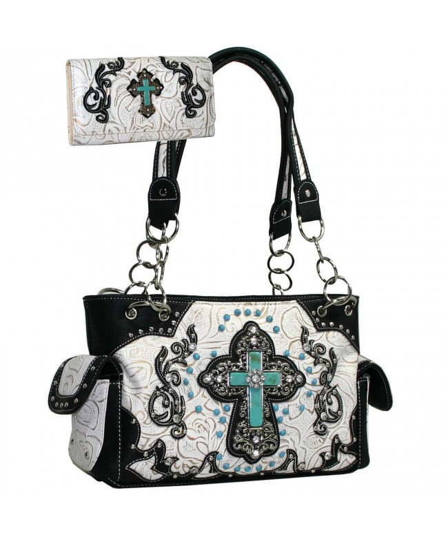 Western Rhinestone Turquoise Wallet Turquorse