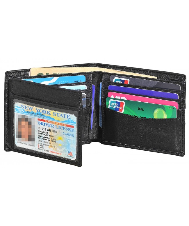 Vintage Genuine Leather Trifold Wallets