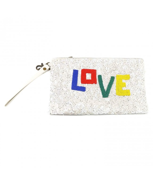 Womens Sequin Clutch Handbag Purse