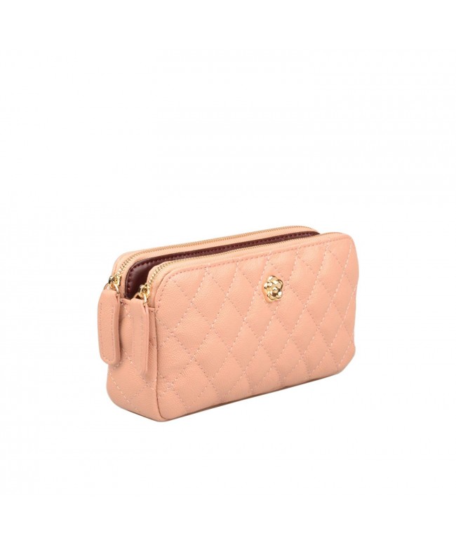 Ainifeel Genuine Leather Quilted Billfold