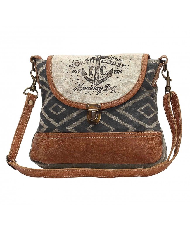 Myra Anchors Upcycled Crossbody Bag