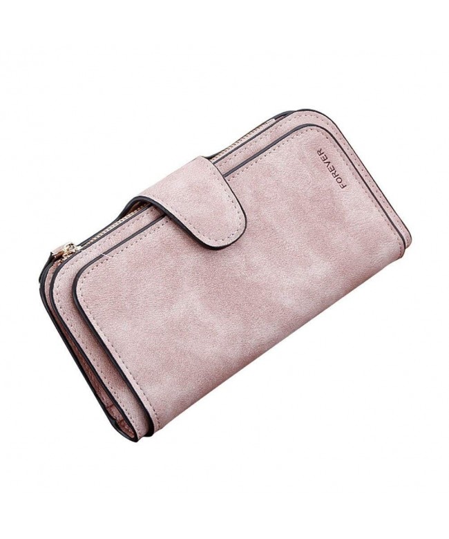 LIZHIGU Leather Wallet Vintage Clutch