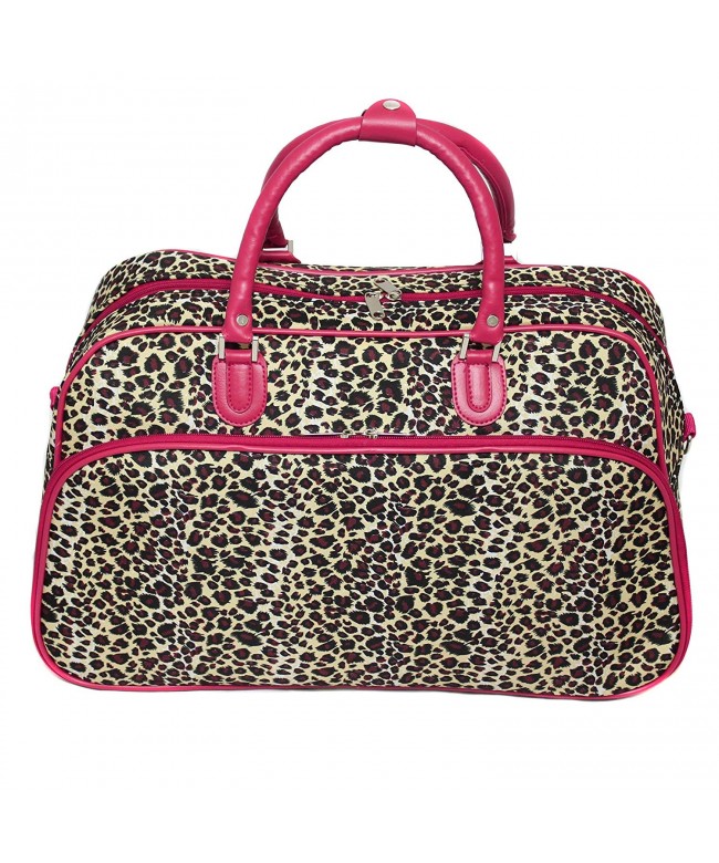 World Traveler 21 Inch Shoulder Leopard