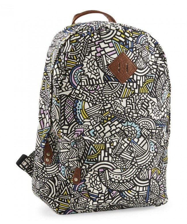 Aeropostale Womens Geometric Doodles Backpack