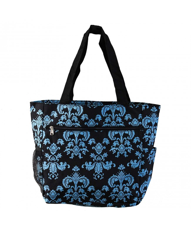 World Traveler Beach Black Damask