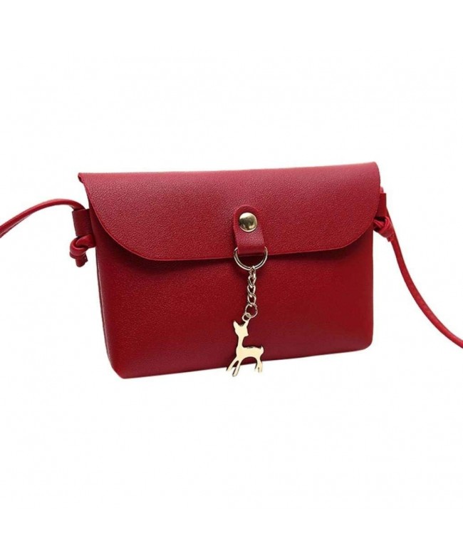 Pendant Leather Crossbody Shoulder Messager