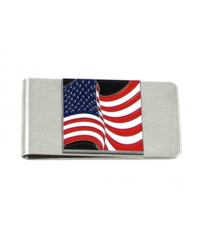 Large Money Clip American Flag