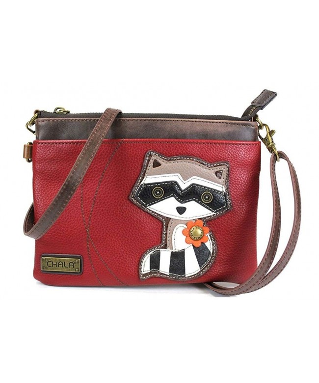 Chala Mini Crossbody Raccoon Burgundy