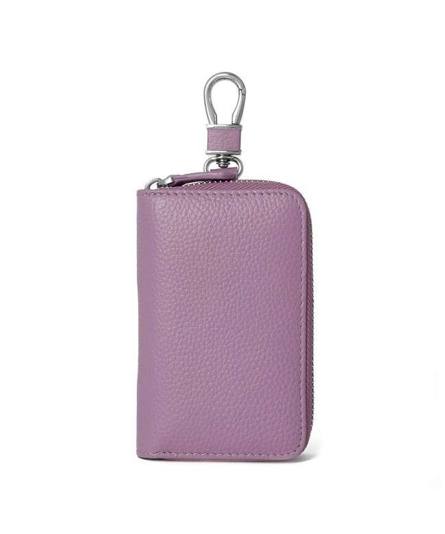 Womens Genuine Leather Zipper Holder