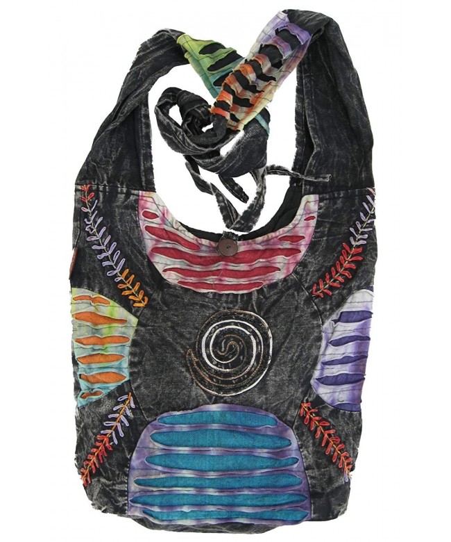 Bohemian Embroidered Ripped Handbag Backpack