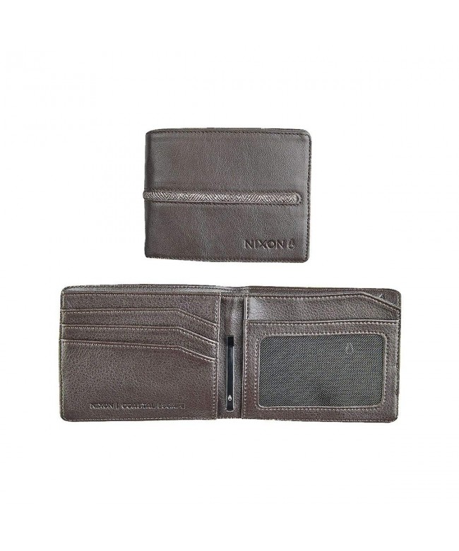 Nixon Coastal Bi Fold Wallet Walnut