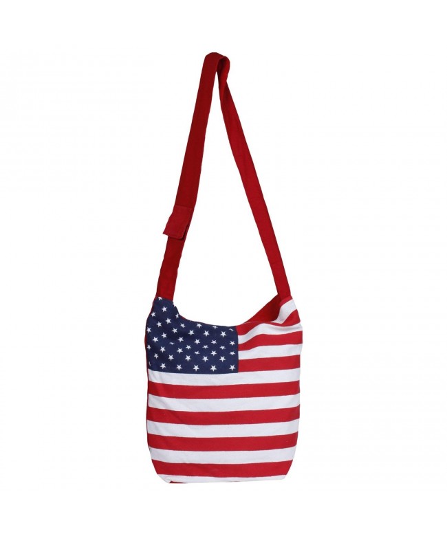 Cute American Canvas Sling Bag Cum Jhola